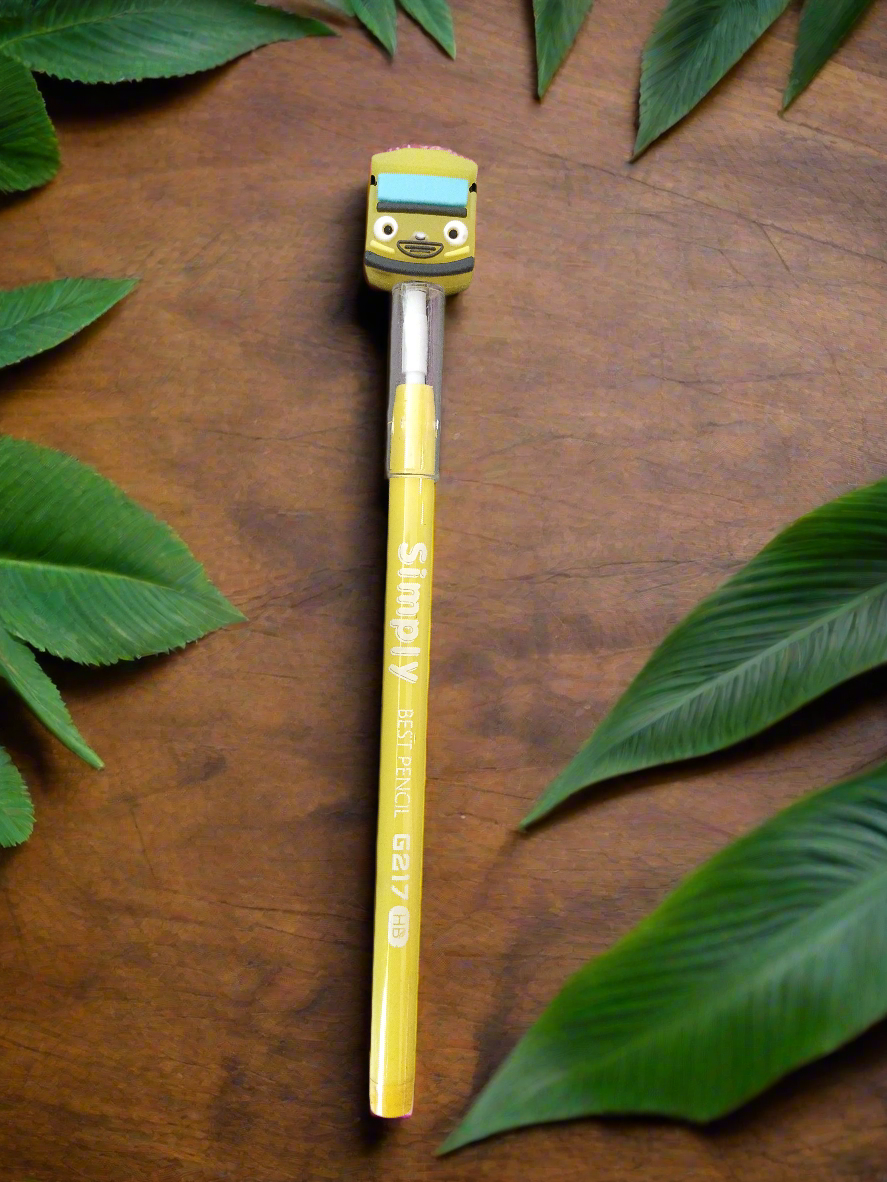 Yellow Car Stack Pencil